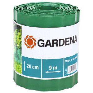 Бордюр зеленый 20 см, длина 9 м Gardena 00540-20.000.00
